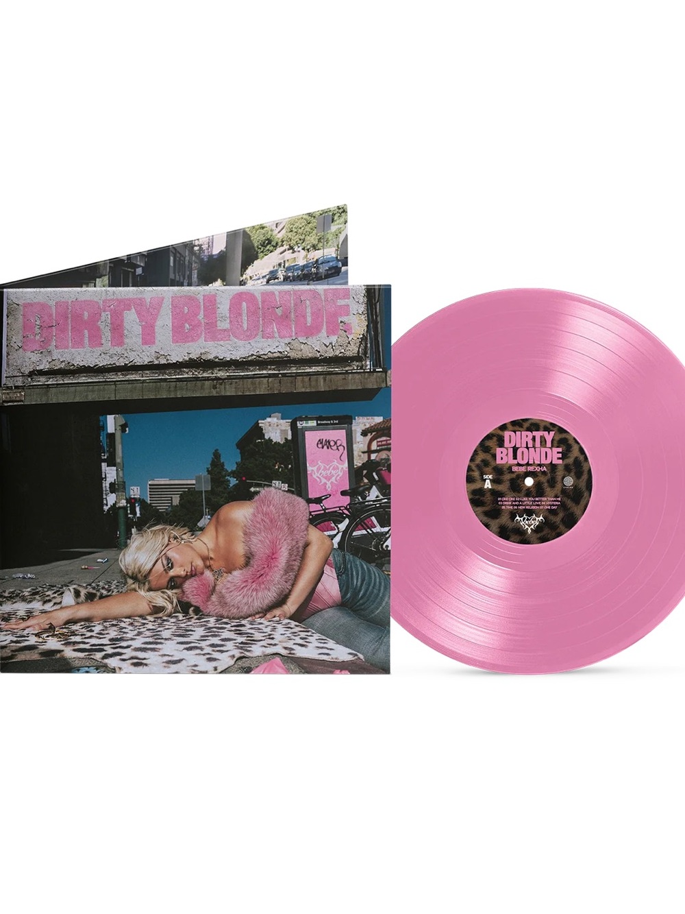 Bebe Rexha Pink Vinyl Record - Limited Edition Stamped